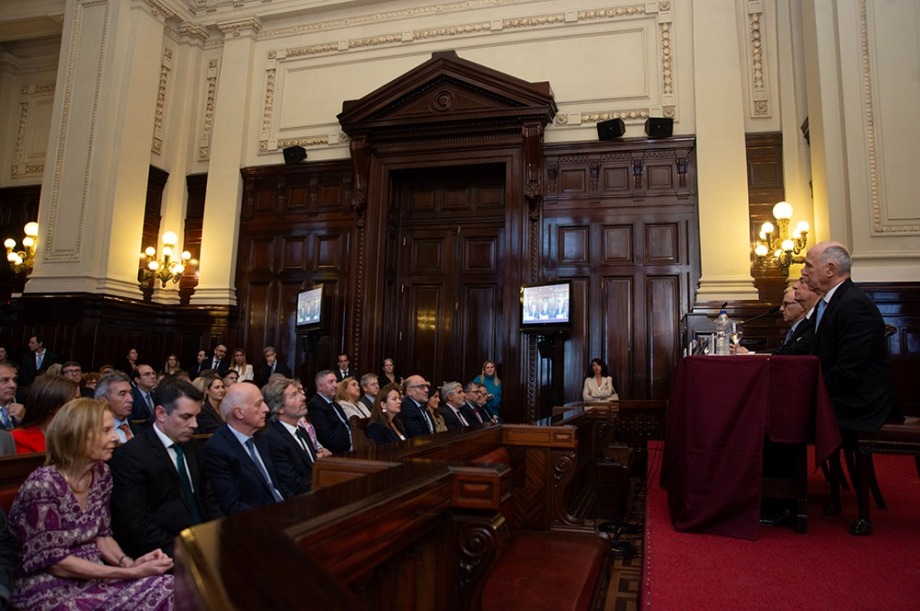 Sala de Audiencias del Palacio de Justicia.